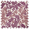 Leaf Vine, Claret - Made to Measure Curtains